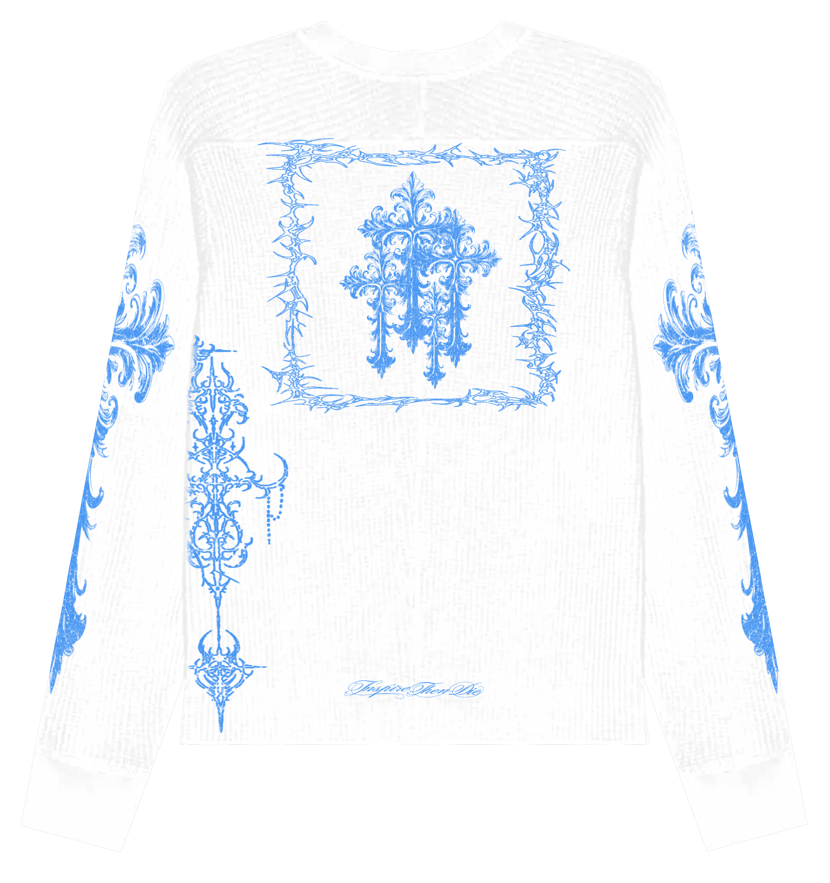 Withered Cross Thermal (WHITE/ BLUE)