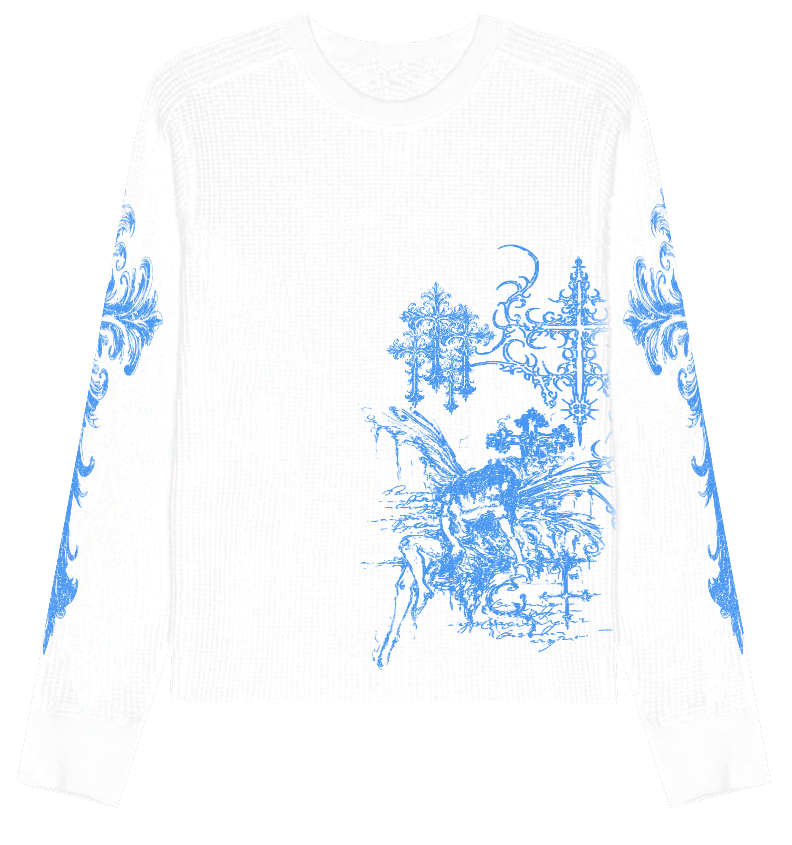 Withered Cross Thermal (WHITE/ BLUE)